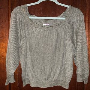 NWOT American Eagle off shoulder crop sweater